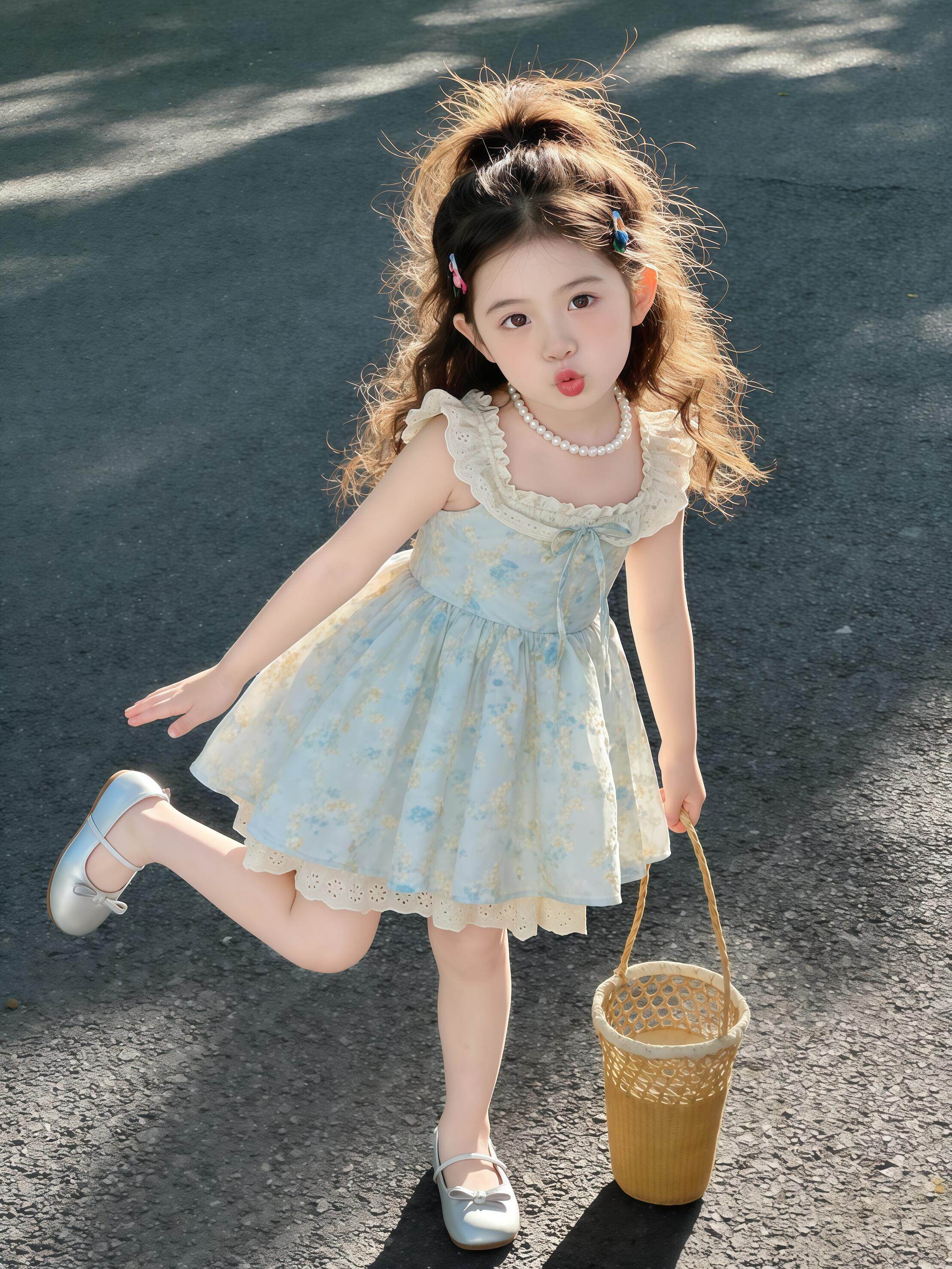 童装女童夏装连衣裙夏季新款蓬蓬裙子儿童小女孩吊带裙宝宝公主裙 — 3