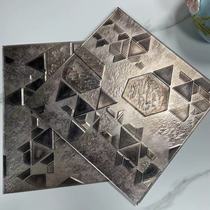 Factory Direct Sales Customized Clip Silk Glass Entrance Partition Art Glass Screen Hotel Clips Juan double tempered glass