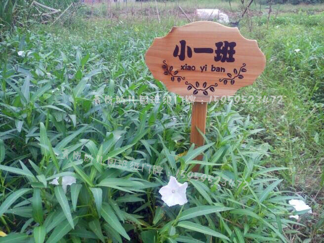Flower and grass Vegetable Brands Log Tree Brands Plant Greening Logo Trees Introduction Listed Wooden Billboards Custom Made