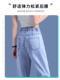 155 Tencel Jeans ຂອງແມ່ຍິງ Summer ແບບບາງໆຂະຫນາດນ້ອຍແອວສູງ Ice Silk Elastic Waist ເກົ້າຈຸດພໍ່ Harem Pants ເບິ່ງ Slim