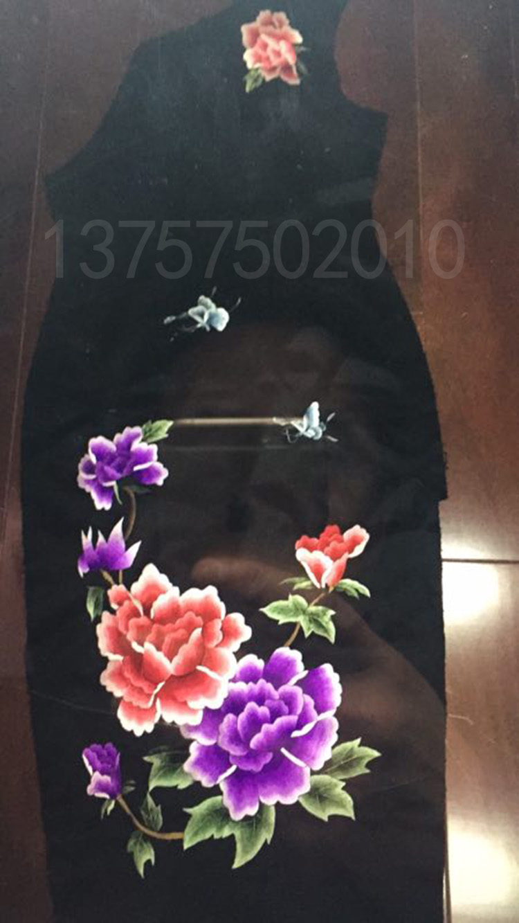 Hand embroidered silk thread embroidery to sample custom Su embroidery to sample processing custom handmade embroidery