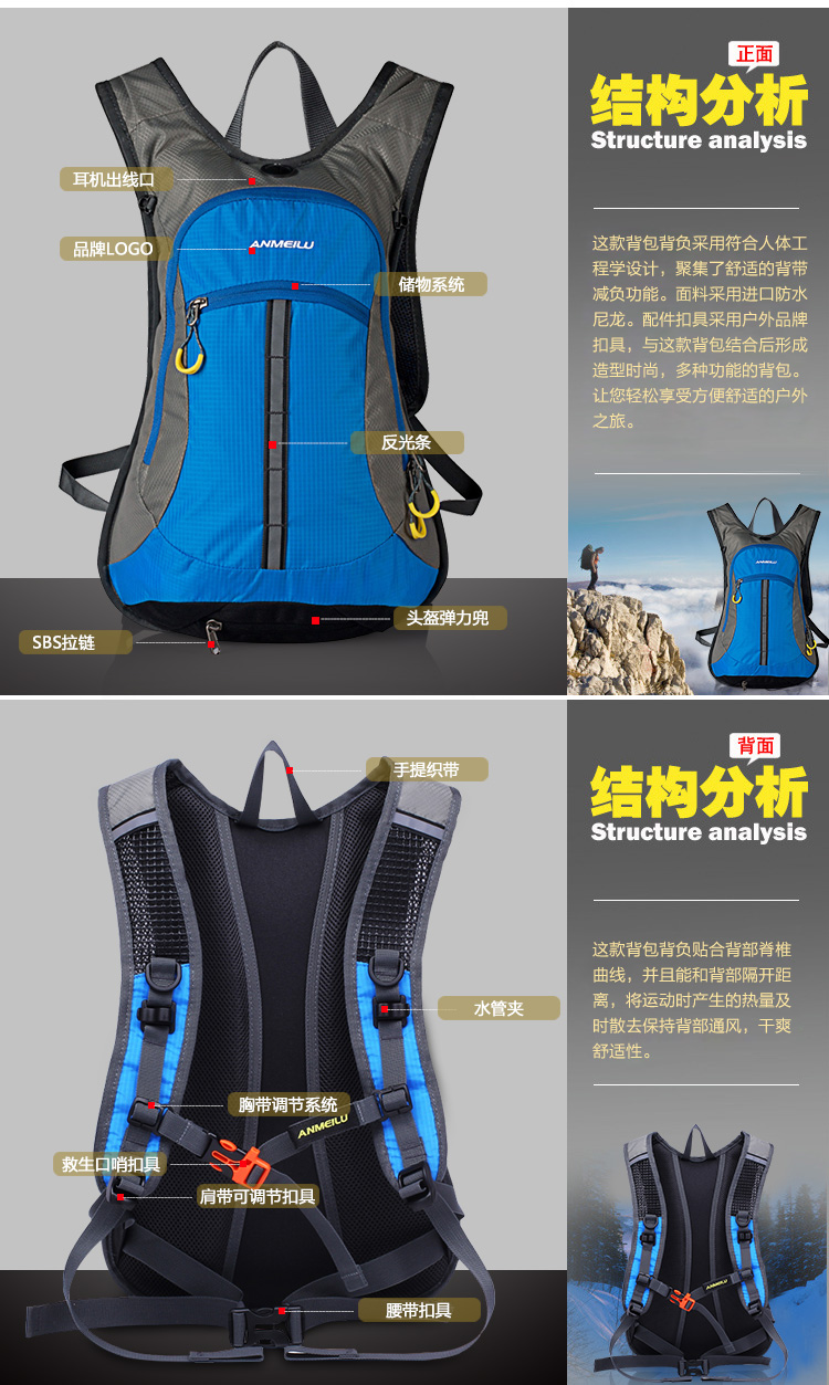 Sacoche pour vélo mixte - Ref 2211491 Image 18