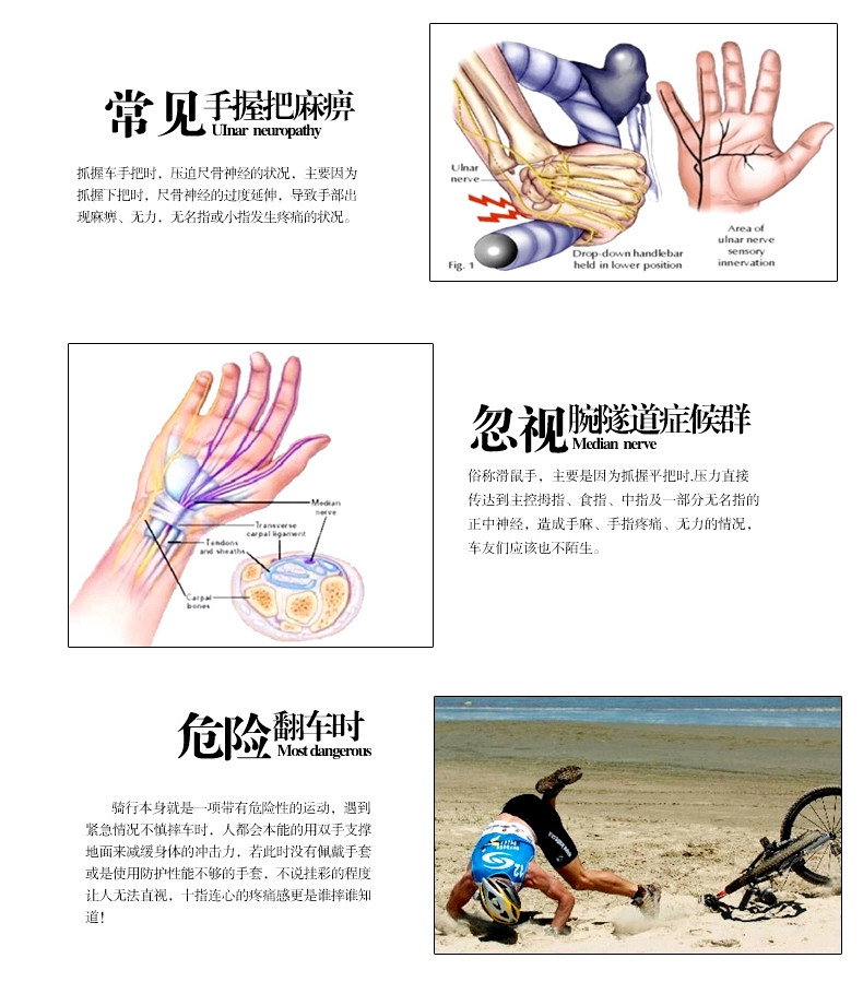 Gants de cyclisme mixte - Ref 2242774 Image 10