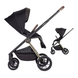 Коляска с сидением для новорожденных, детская складная башенка, можно сидеть и лежать