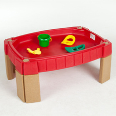 Игрушки для детского бассейна 美国step2儿童沙滩玩具玩沙桌塑料青蛙沙池宝宝城堡戏水盘玩具桌