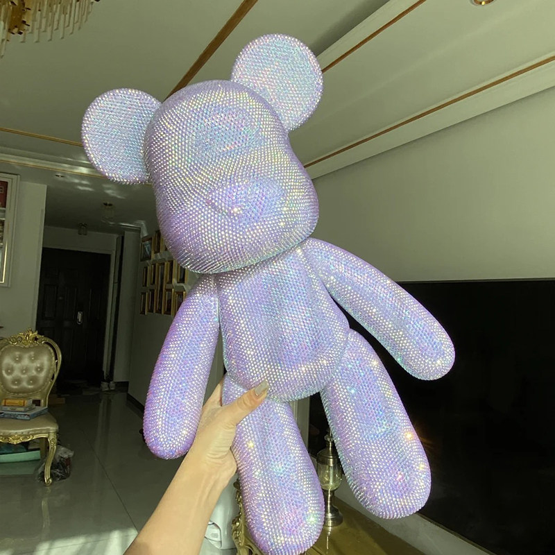 Sticky diamond bear handmade diy make homemade sticker diamond bear gift to boys and girls material package diamond violent bear hand do
