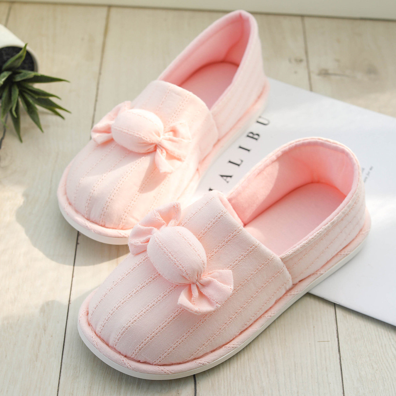 Confinement shoes spring and autumn September and October soft bottom postpartum thick bottom non-slip bag with pregnant women shoes summer thin section maternity slippers