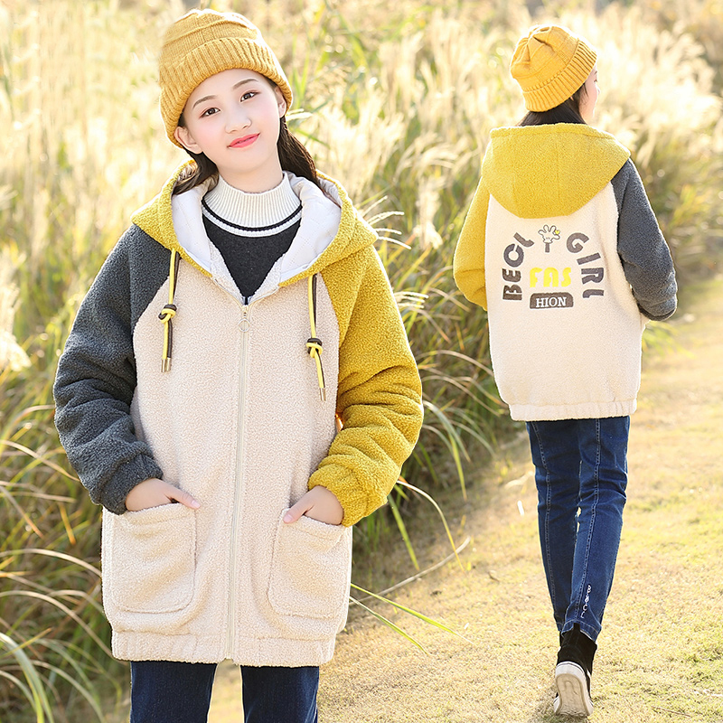 New Year new clothes jacket women's tide 14 winter clothes 12 to 15 years old 13 girls girl coat coat women's sweatshirt winter clothes