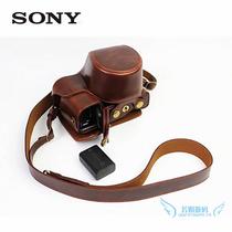 Sony A6100 leather case A6400 A6300 micro camera bag retro protective case photo bag