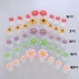 Nail Art Nhật Bản Toe Splitter Silicone Finger Splitter Daisy Drop rhinestone Làm móng tay Công cụ tách ngón chân - Công cụ Nail bộ làm móng tay Công cụ Nail