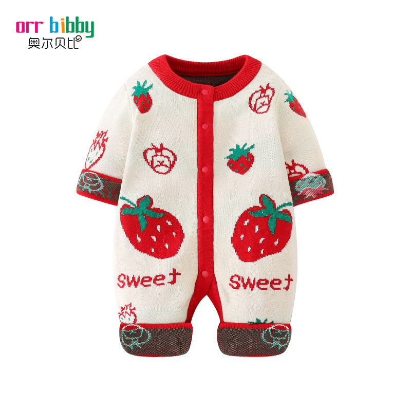 Baby Converted Clothing Baby Clothing Baby Clothing Sweater Knitting Sweater Kids Spring and Autumn Sweater Set