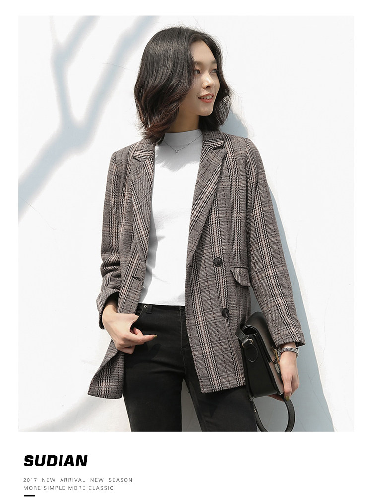 Veste pour femme WHITEALLUSION  SOUDAN en Laine - Ref 3217904 Image 13