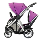 Съёмная коляска для близнецов, складная башенка, детская тележка с сидением для двоих, можно сидеть и лежать