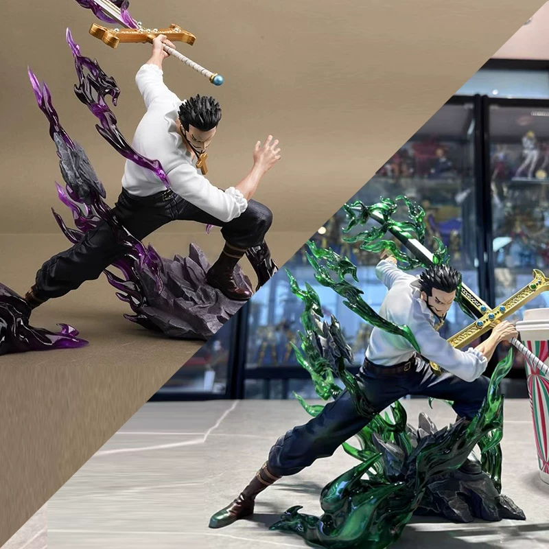 One Piece anime peripheral statue Mihawk Hawkeye model two-dimensional desktop ornament model gift