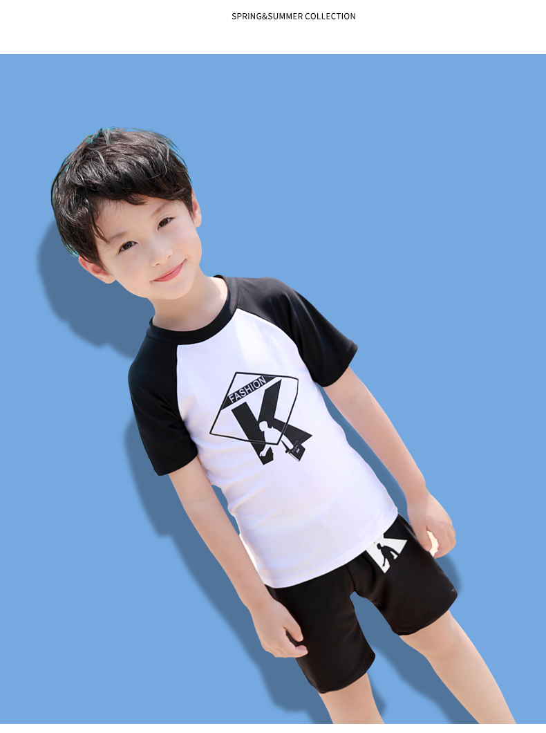Trẻ em Áo Tắm Trai Chia Áo Tắm Tập Boy Big Boy Phim Hoạt Hình Áo Tắm Con Bé Đồ Bơi Thiết Bị đồ bơi trẻ em nữ 12 tuổi