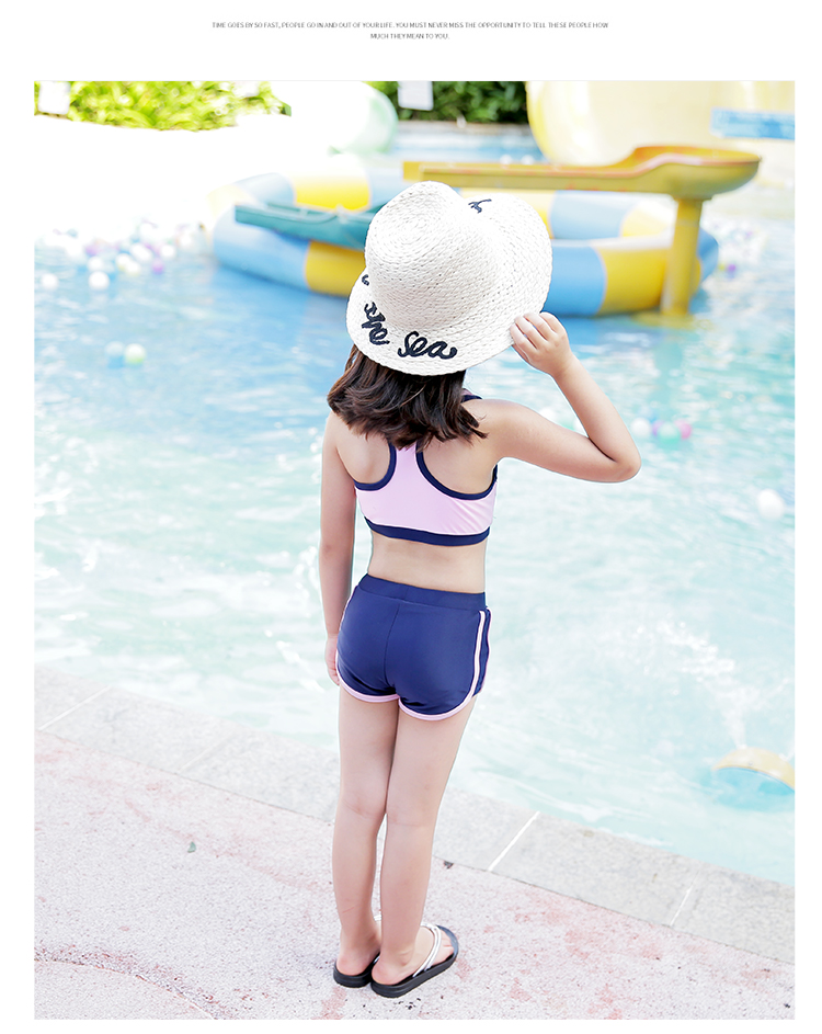Đồ bơi trẻ em Nữ Chia thể thao Cô gái Bé Big Boy Đồ bơi dễ thương Công chúa Hot Spring Cô gái Đồ bơi - Bộ đồ bơi của Kid đồ bơi cho bé sơ sinh