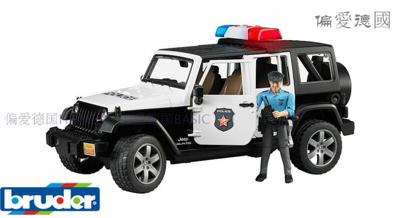 German Imported Bruder Jeep Police Car Model Police Station Police Doll Whistle Kidsren's Toy Car