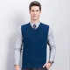 Áo len nam Hengyuan Xiang V-cổ cha mặc áo len trung niên áo len tinh khiết vest vest mùa thu đông