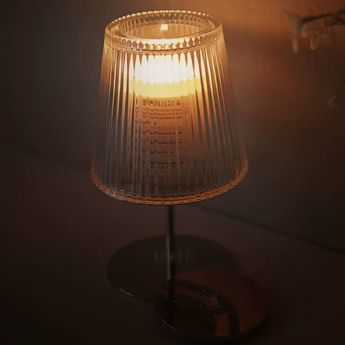 马吉拉 Candida Crystal Glass Candlestick Cover Cover Cover
