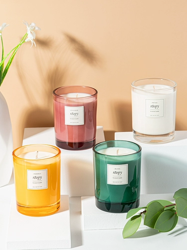 Roopy Run Peiqi Plant Aroma Candle Romantic Aragrance очищает воздушный мир, Бог поможет спальной спальне домохозяйство