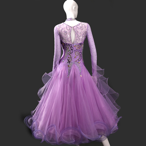 Custom size competition ballroom dance dresses for women girls Waltz skirt dress modern dance competition skirt national standard dance ballroom dance performance Dress Adult Female