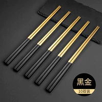 Черные золотые палочки из нержавеющей стали-10 двойная установка