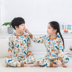 Trẻ em bông lót childrens mùa thu quần quần áo mùa thu thiết chàng trai trung niên trẻ em mùa thu cô gái mỏng pajama bông áo len. 