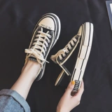 Эксклюзивные тканевые эспадрильи на платформе, универсальные белые кеды, коллекция 2023, можно носить двумя способами, легко надевать