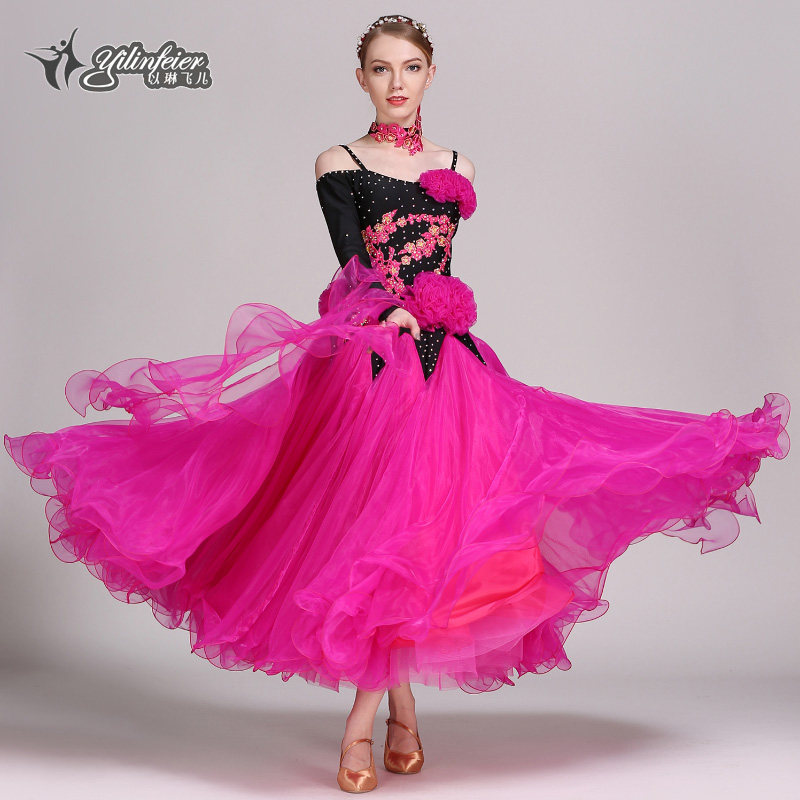 Social Dance Great Hem Dress New Suit Foreign Dress 227 National Mark Dance Dress 2016 Race Morden Dance Dress Out