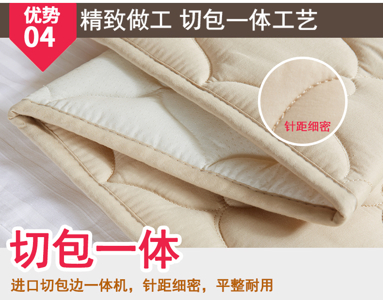 Kháng khuẩn chống mite cotton non-slip nệm bảo vệ mat tatami đôi 1.5 mỏng 1.8 m giường nệm mat được tùy chỉnh