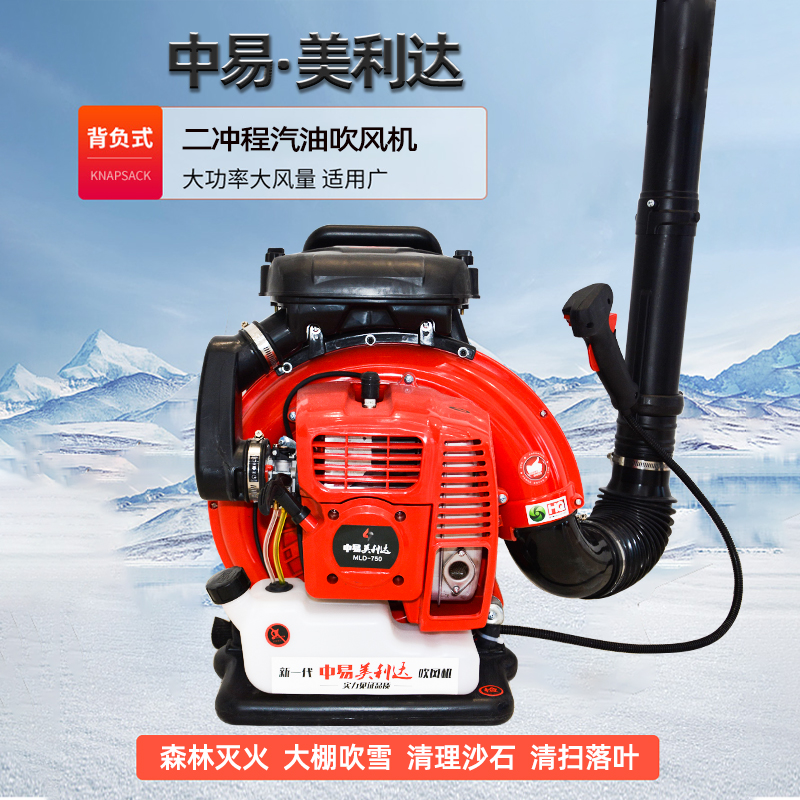 High power backburst gasoline hair dryer two stroke forest wind extinguisher road leaves dust blowing snowblower
