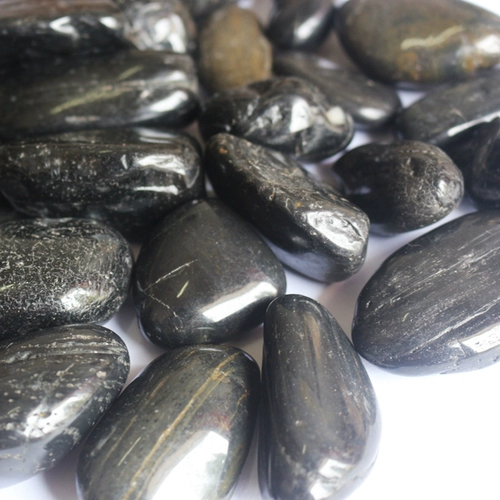 Польский натуральный дождь Цветочный камень/Черная галька/садовая ландшафтная камень/мощный булыжник/камень