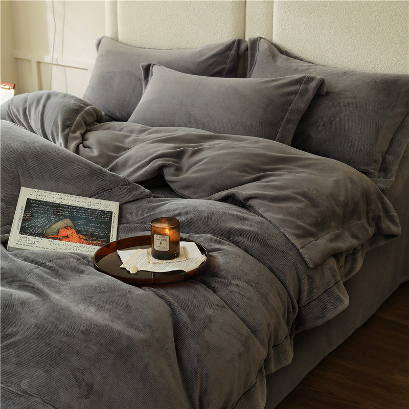 Infant touch 280g full dissipation thickness cow creeve four pieces of winter, that is, the stave sheet duplex