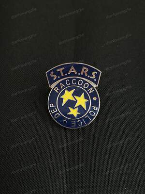 A replica of the American Resident Evil small badge badge and commemorative medal