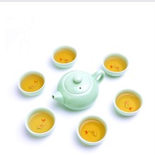 【7件套】家用陶瓷泡茶茶具套装