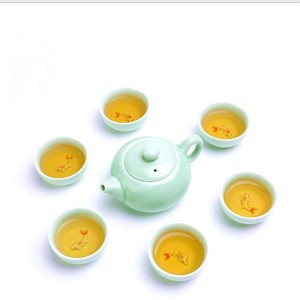 【7件套】家用陶瓷泡茶茶具套装