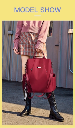 Универсальный рюкзак для отдыха, универсальная мягкая водонепроницаемая сумка на одно плечо, анти-кража, надевается на плечо, в корейском стиле