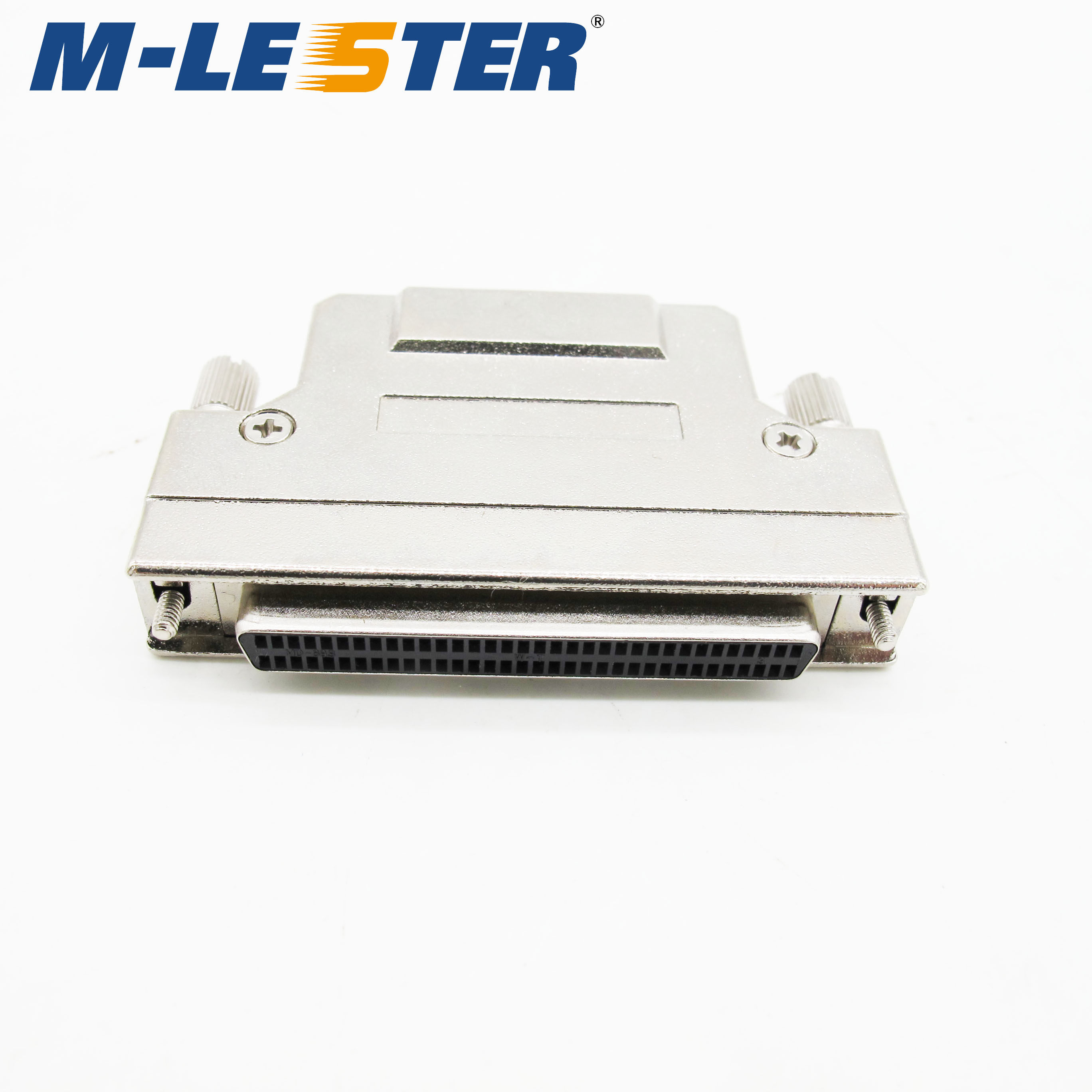 Menglesite SCSI68 female iron shell screw bond wire connector plug HPDB68 female pressure wire punctured 68 holes