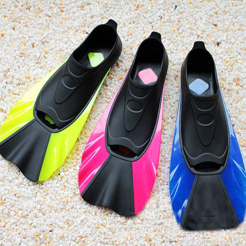 Short footed webbed adult children diving snorkeling freestyle silicone duck webbed female swimming footboard training breaststroke duck board