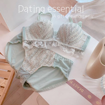 No steel ring gathering bra small chest flat bra small a Cup little lady not empty cup thick sexy underwear womens suit