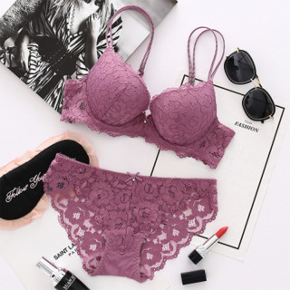 Sexy lace bra set push up