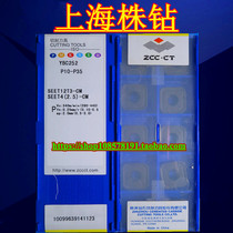 YBC252 SEET12T3-CM Zhuzhou alloy CNC 45 degree surface milling blade steel parts special black gold steel