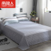 Nam Cực đơn giản bông denim nam 1,5 m giường 1.8m mùa đông bông ba mảnh vải quilt - Bộ đồ giường bốn mảnh chăn ra gối nệm cao cấp Bộ đồ giường bốn mảnh