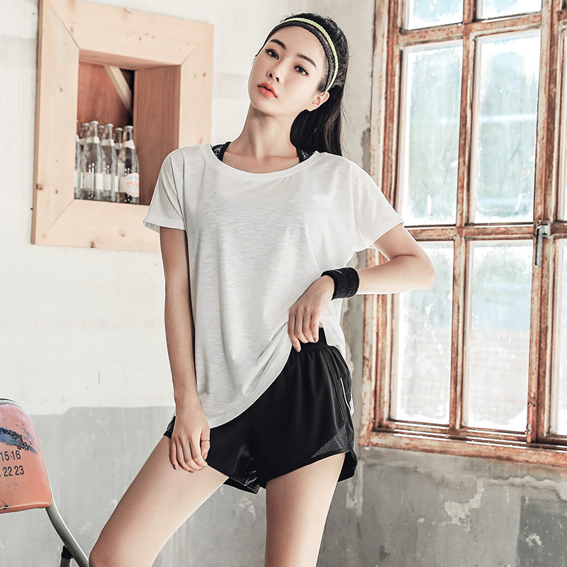 Yoga Clothes Women 2022 Summer beginners Fitness Room Loose Speed Dry Running Running Thin casual sports suit