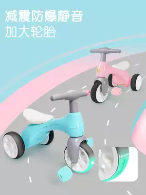 Pretty baby baby children's tricycle bicycle 1-3 years old 1 child stroller baby baby light baby car