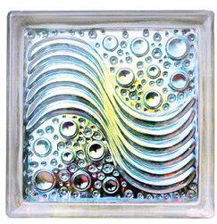 Glass Brick Partition Crystal Brick Five Color Brick Background Wall Dry And Wet Separation Light Tight