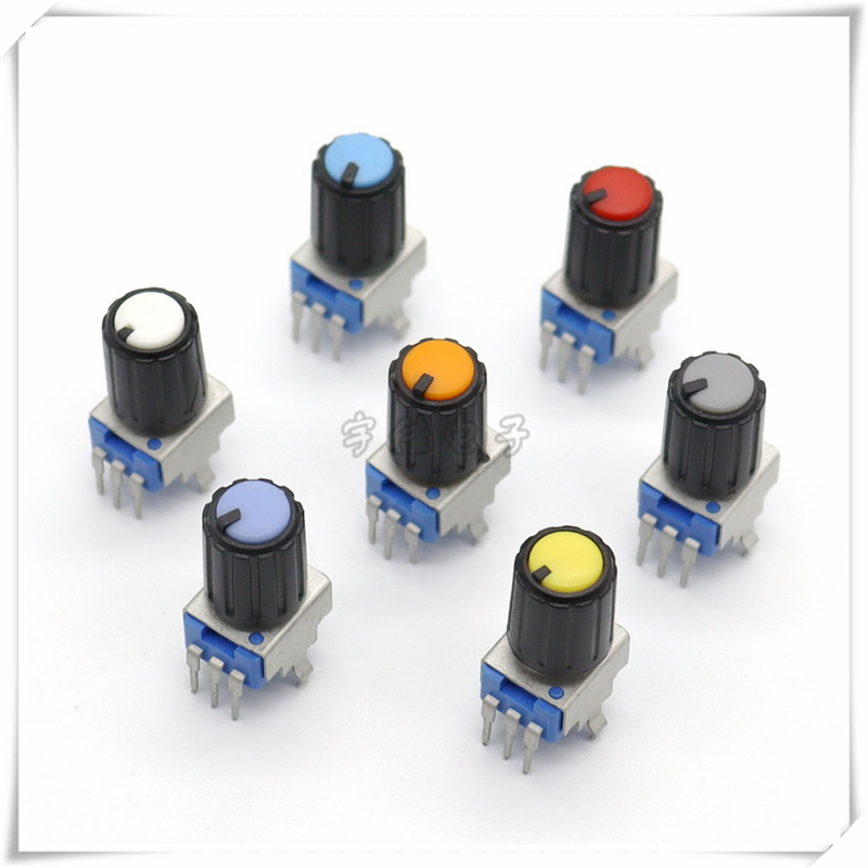 Inverter motor operation panel speed control knob switch potentiometer three-legged B103 plum shaft B10K B5K