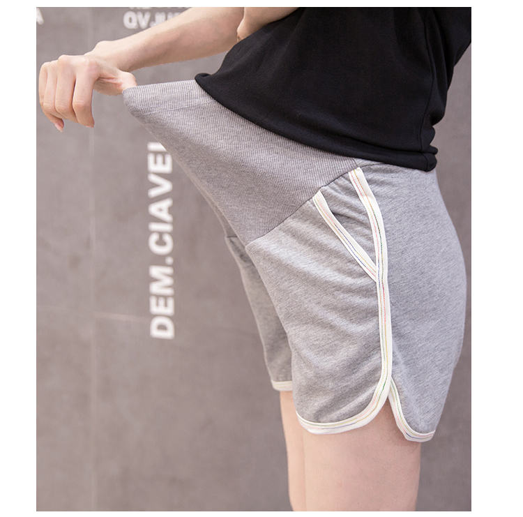 Mùa hè phong cách mới cộng với phân bón XL thai sản quần cotton quần short giản dị mùa hè lỏng lẻo ba điểm dạ dày lift quần 200 kg