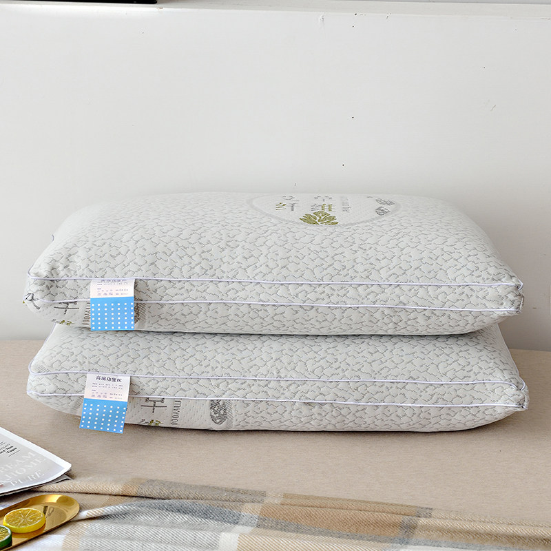 A pair of true love Mercury wormwood care pillows cervical spine protection sleep aid pillow core high and low pillow for single home sleep