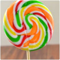 200g rainbow oversized lollipop Christmas creative pop candy to send girlfriend birthday gift New Year candy